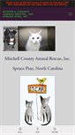 Mobile Screenshot of mitchellcountyanimalrescue.org